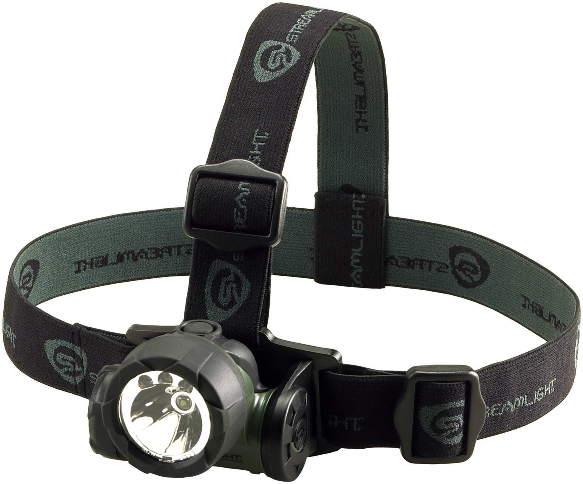 Streamlight 61051 Trident Headlamp LED 6/25/80 Lumens AAA (3) ABS Green