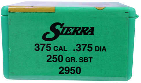 Sierra Gameking 375 Caliber 250 Grain Boat Tail Spitzer 50/Box Md: 2950 Bullets