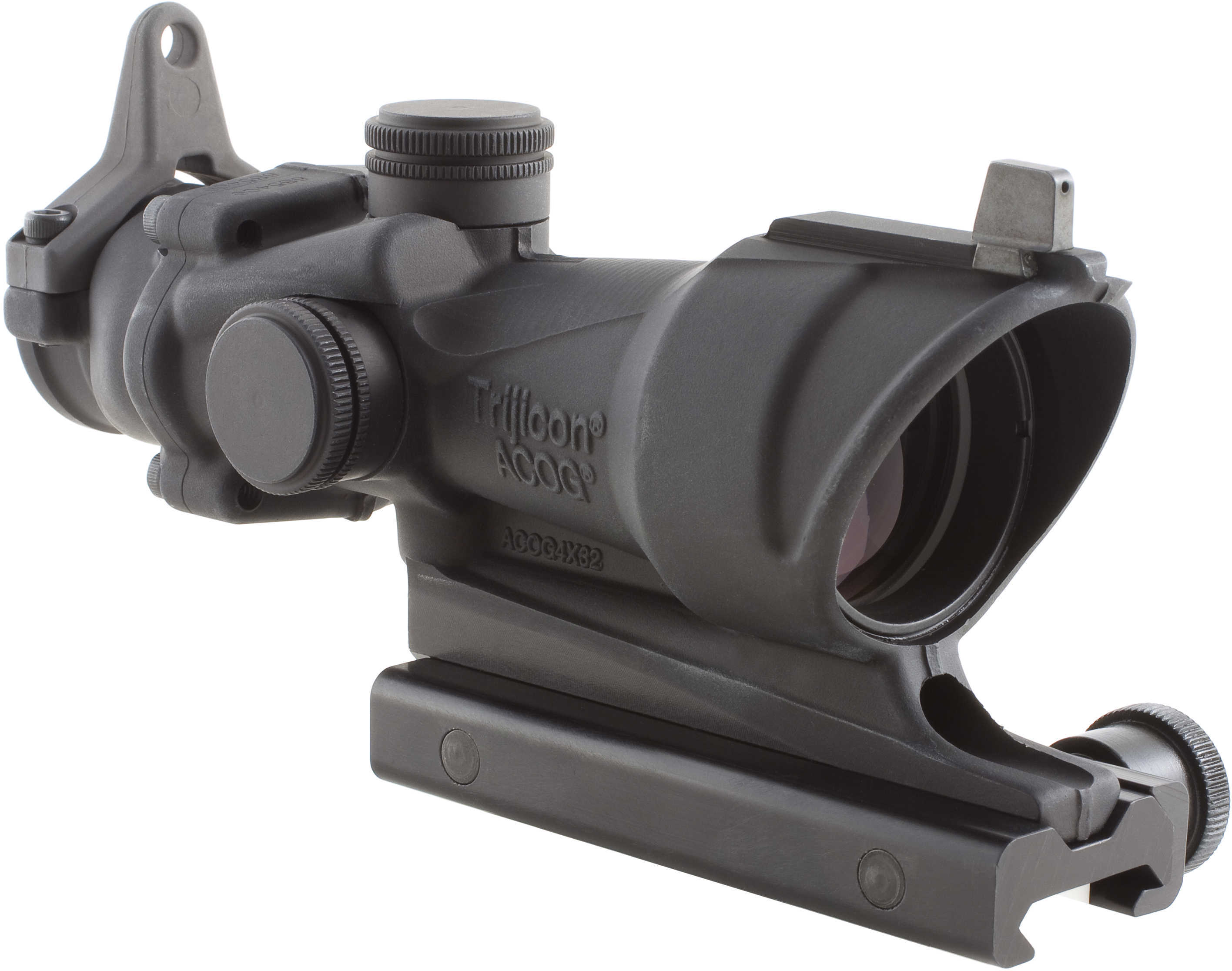 Trijicon 100091 ACOG 4x 32mm Obj 36.8 ft @ 100 yds FOV Black Matte Finish Illuminated Crosshair 223 Amber