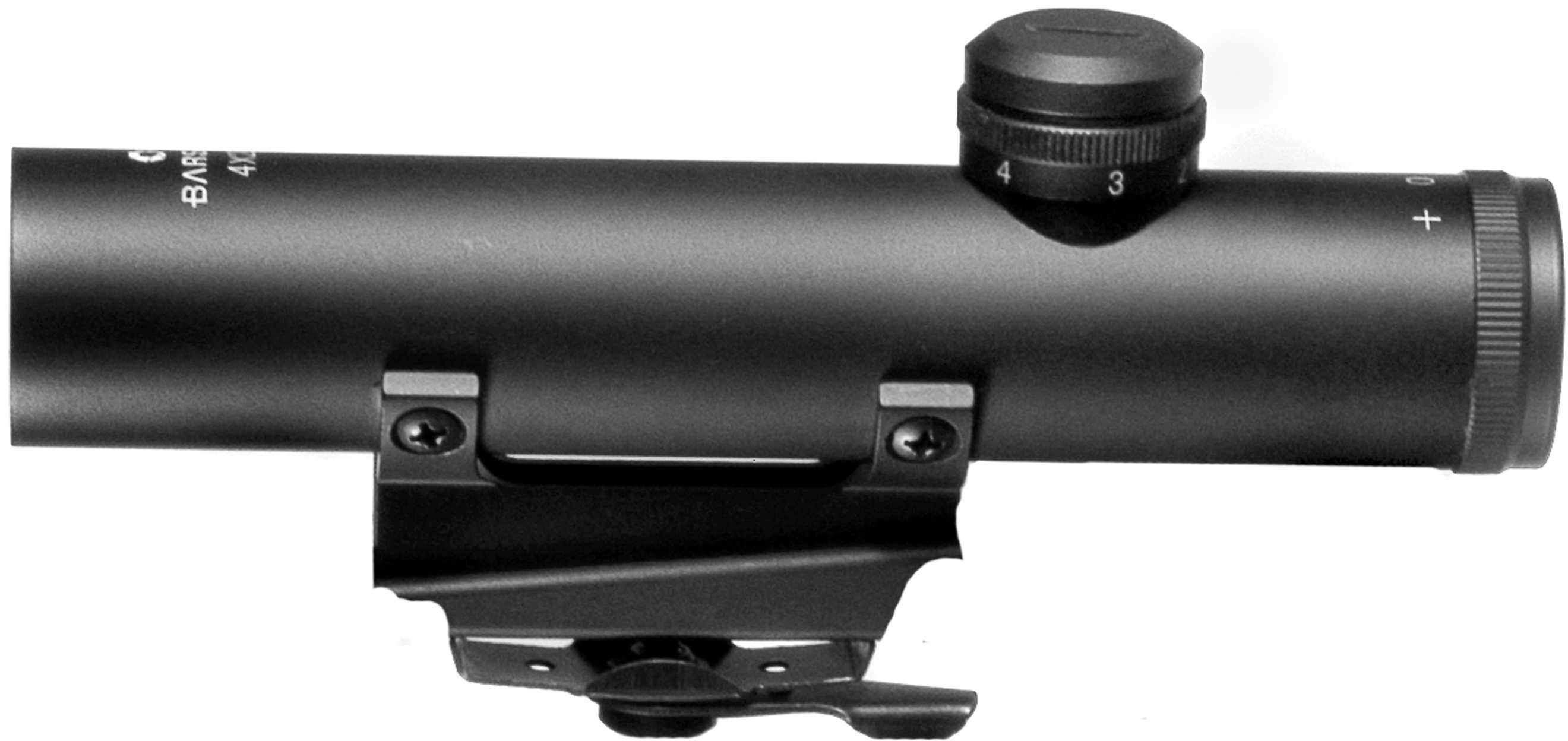 Barska Optics 4X20mm Matte Black M16/AR-15 Riflescope With 1"Tube/30-30 Reticle Md: AC10838