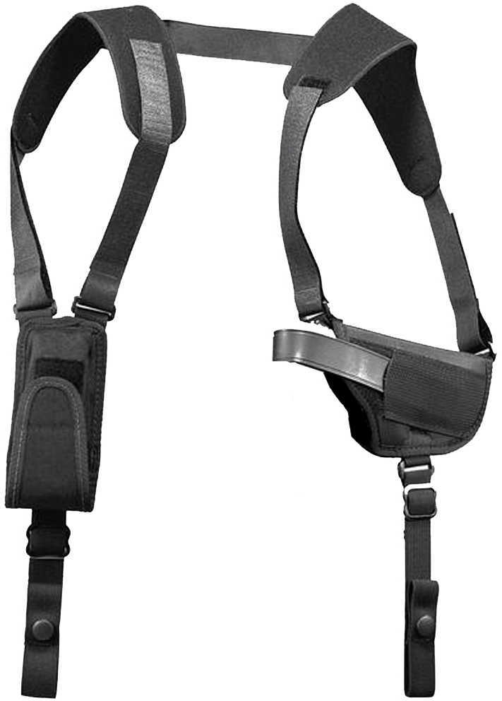 Uncle Mikes Black Horizontal Shoulder Holster System Md: 77050