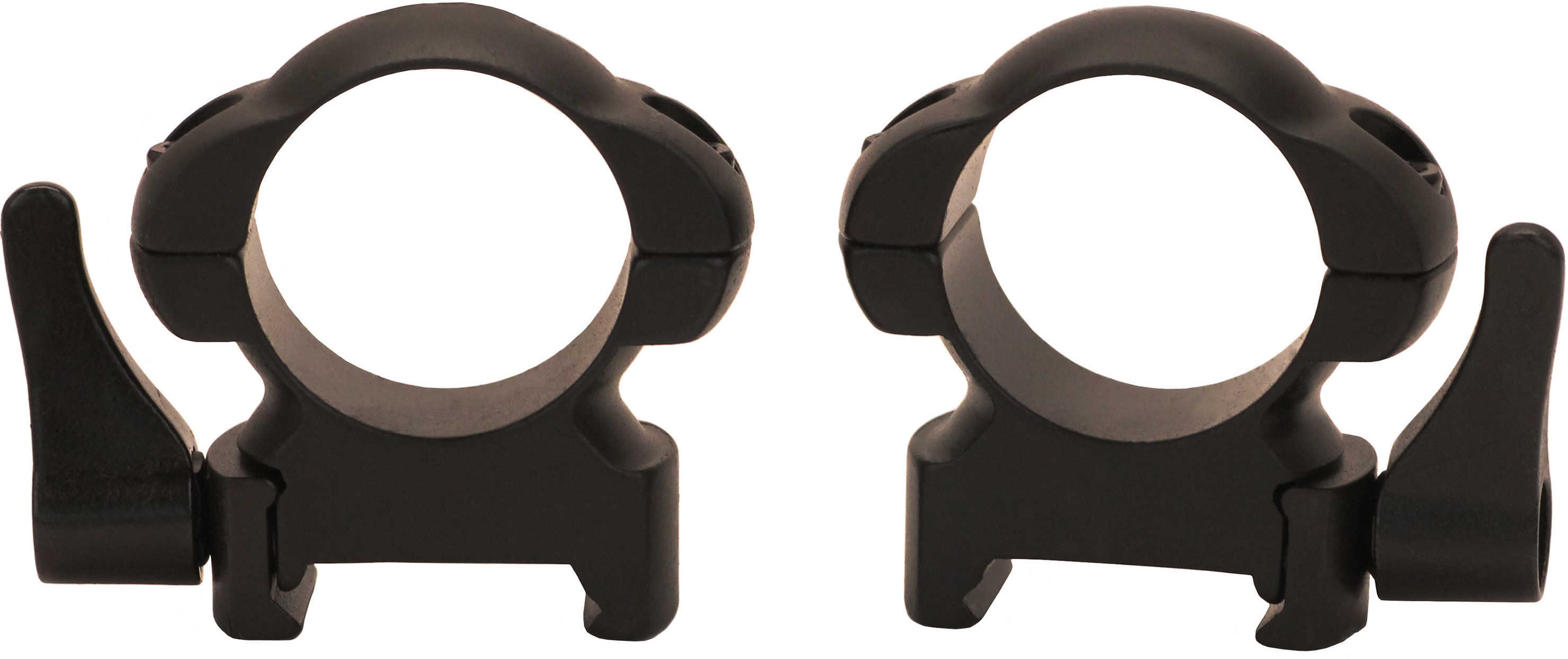 Simmons Weaver 1" High Leverlok Top Rings W/Matte Black Finish Md: 49326