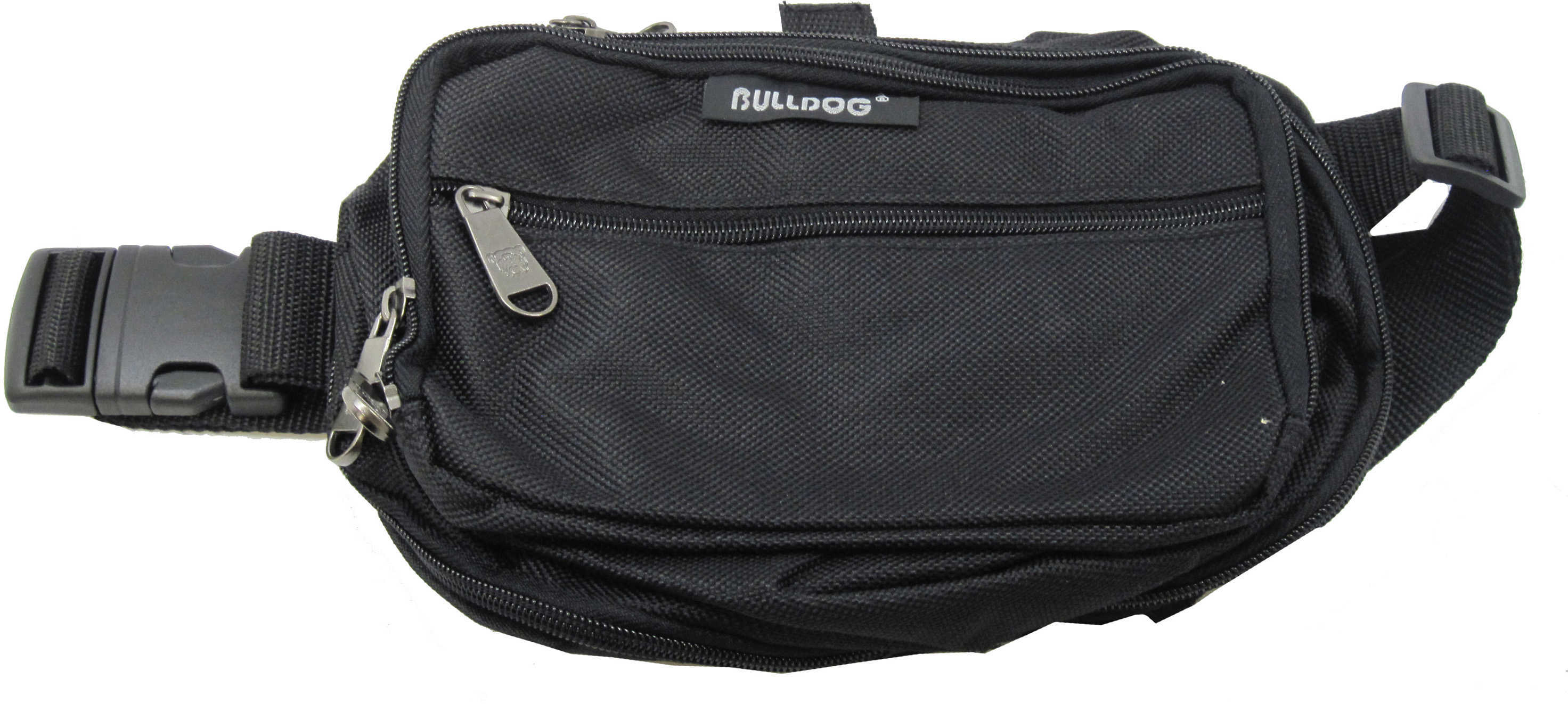 Bulldog Cases Black Nylon Medium Fanny Pack Md: BD860