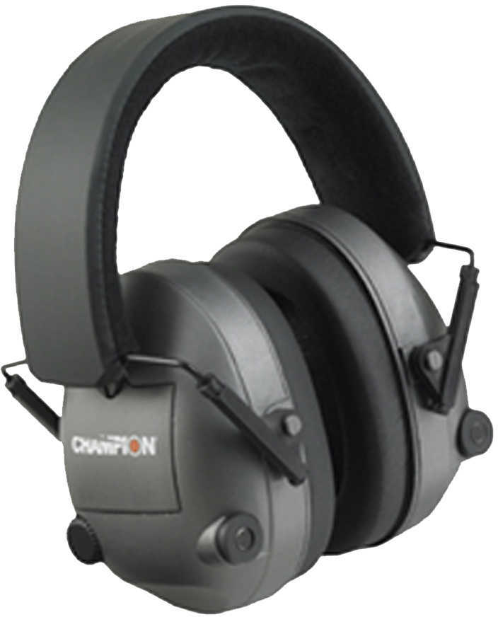 Champion Black Adjustable Electronic Earmuffs Md: 40974