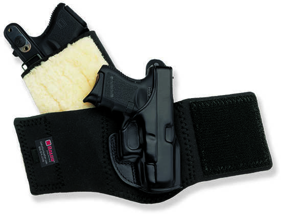 Galco Ankle Glove Holster Black RH Fits Glock 29 30 with rail 30S