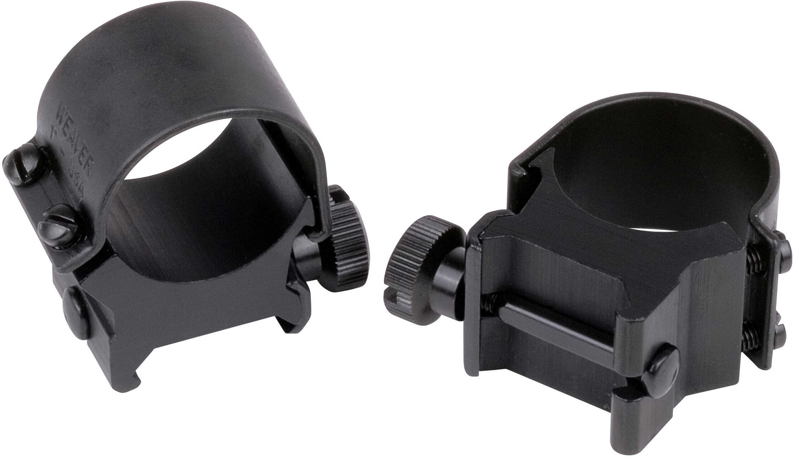 Simmons Weaver 1" Extra High Detachable Top Mount Rings With Gloss Black Finish Md: 49080