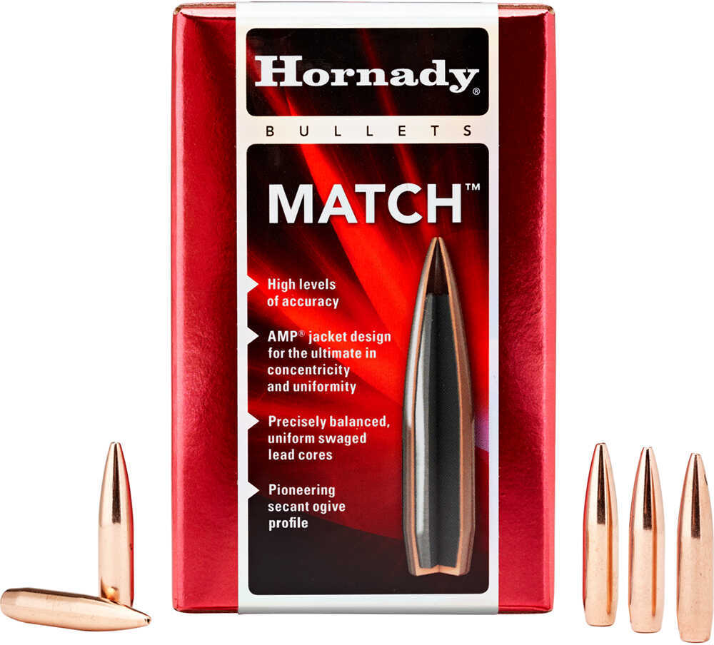 Hornady 27200 Match 270 Win 110 Grain Boat Tail Hollow Point 100 Per Box