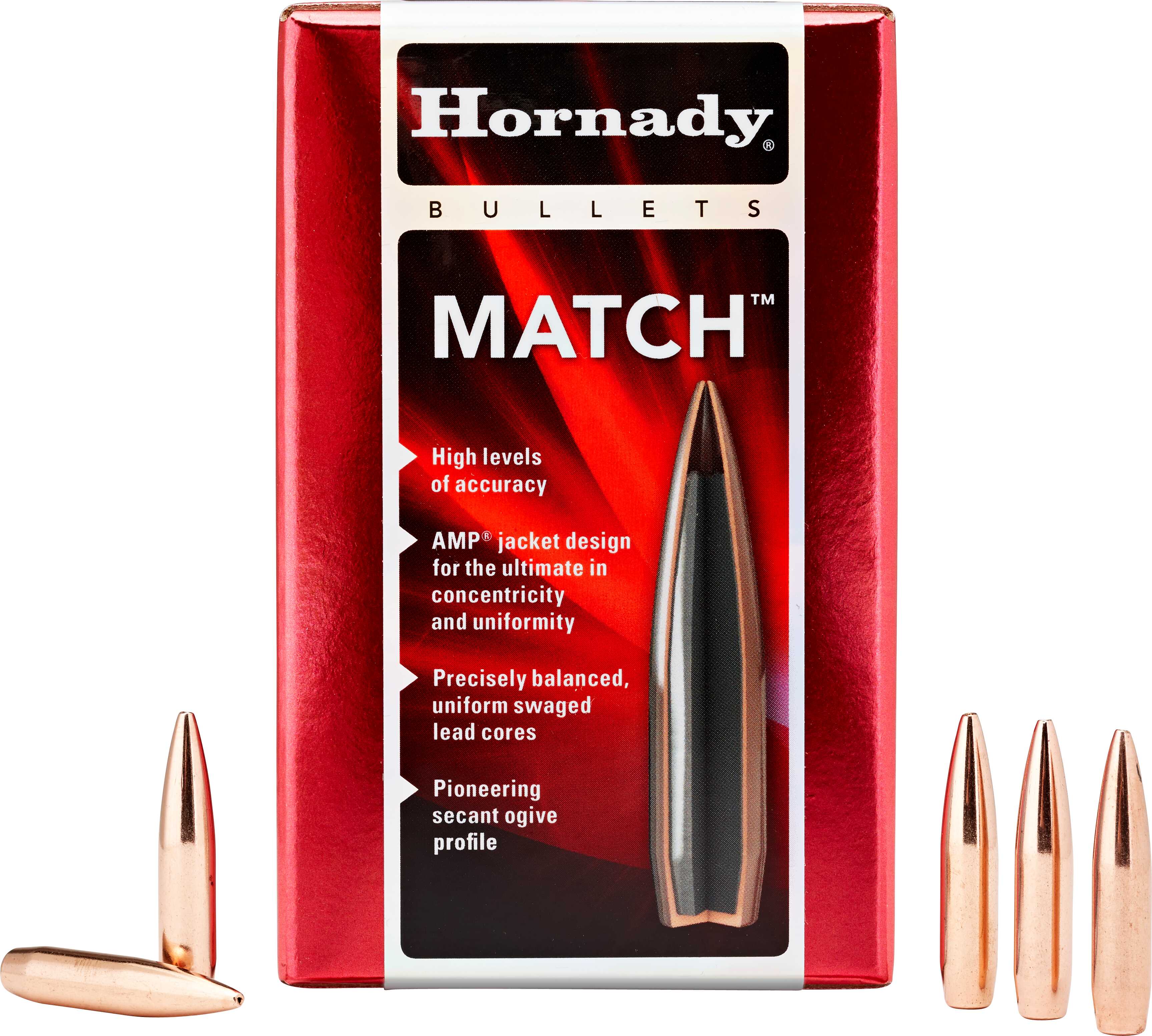 Hornady 27200 Match 270 Win 110 Grain Boat Tail Hollow Point 100 Per Box