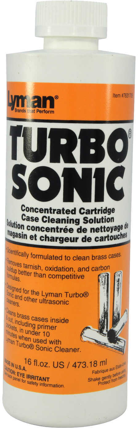 Lyman 7631705 Turbo Sonic Brass Case Cleaner 1 Universal 16 fl oz