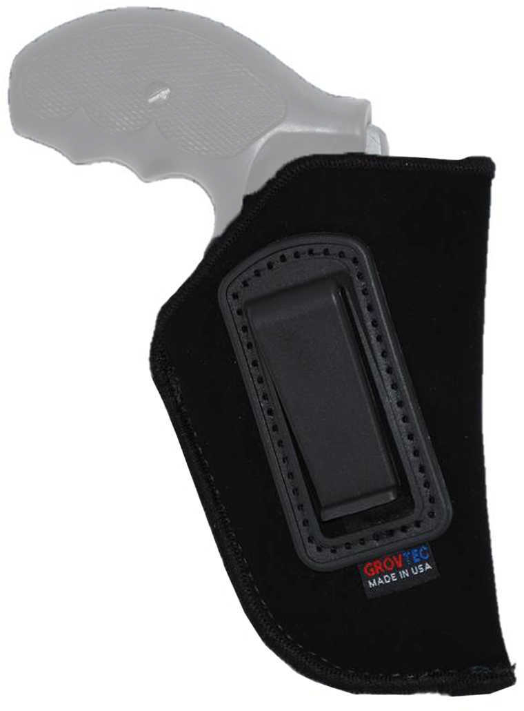 Grovtec US Inc GTHL14116R Inside-The-Pants Holster RH 16 Black Lammy Suede