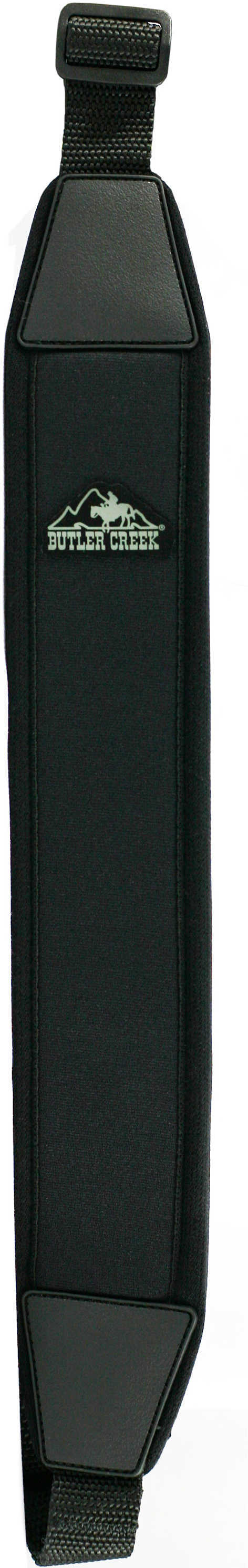 Easy Rider Rifle Sling - Black Solid Backing Of Rubberized Sharkskin Pattern molds perfectly To Your Shoulder For C