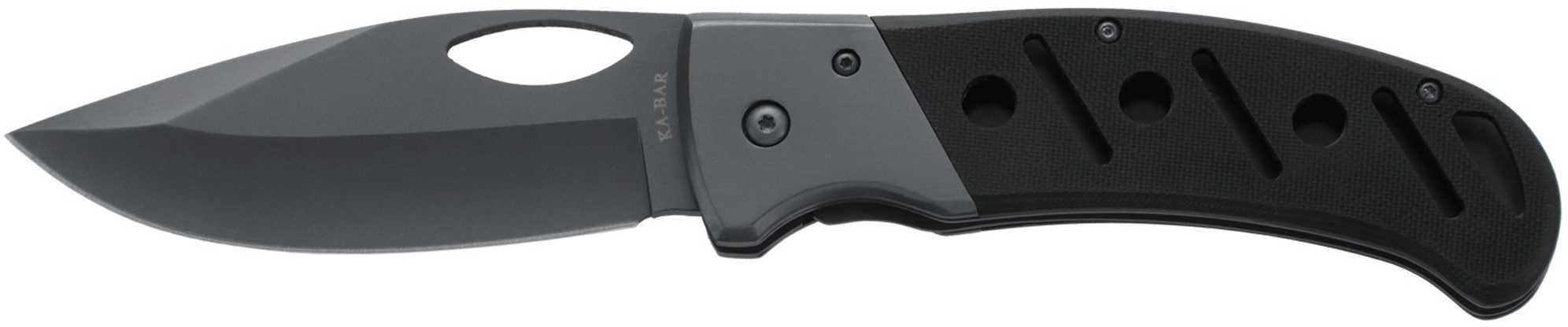 Ka-Bar 3077 Gila Folder 3.88" 420 Stainless Clip Point Plain Blk G10