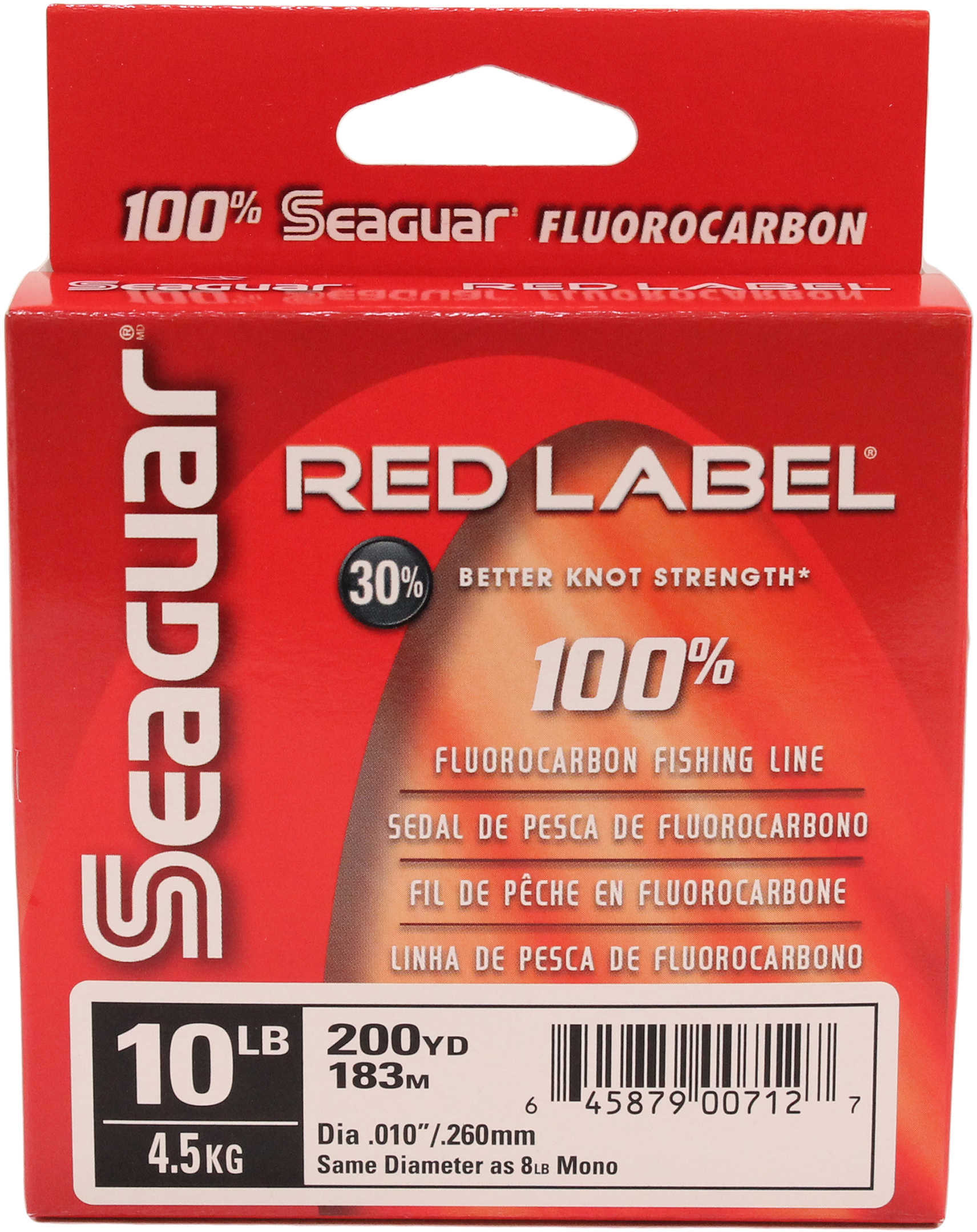 Seaguar Red Label Fluorcarbon Clear 250yds 10Lb Md#: 10Rm-250