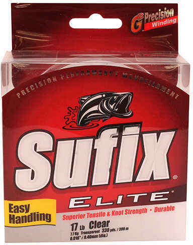 Sufix Elite Line 330Yd 17# Clear Md#: 661-117