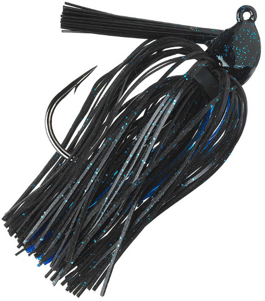 Strike King Hack Attack Jig 1/2Oz Black Blue Md#: HAHCJ12-2