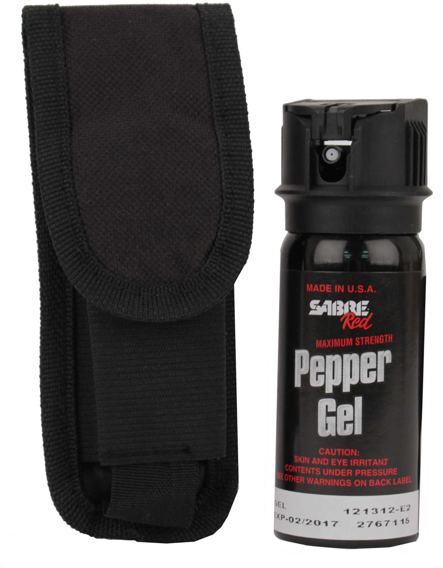 Security Equipment Corporation Sabre Red 1.8Oz Flip Top W/Holster Gel