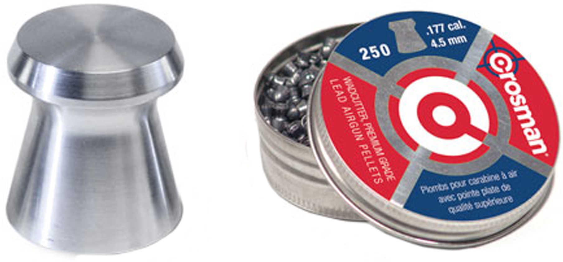 Crosman Wadcutter Pellets .177 cal. 250 pk. Model: 6177