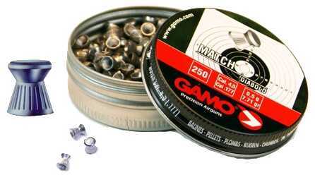 Gamo Match Pellets 177PEL Flat Nose Tin 250/Pack 6320024BT54