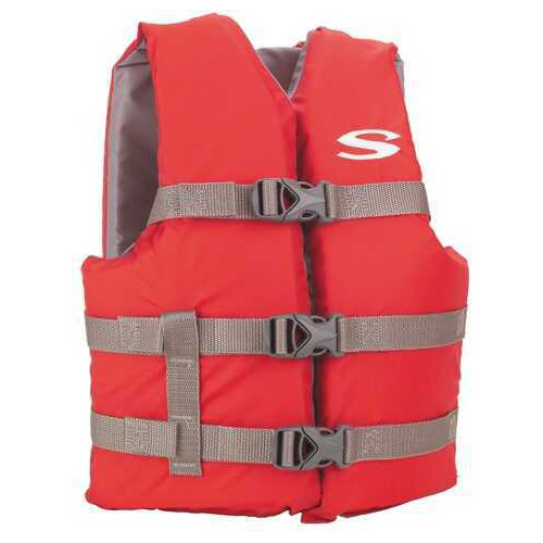 Stearns Pfd 3007 Cat Boating Vest Youth Red 3000001415