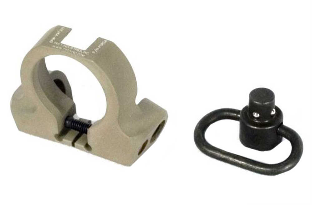 AR-15 Troy Pg Sling Mount Flat Dark Earth Quick Detach SMOU-PgR-00FT-00