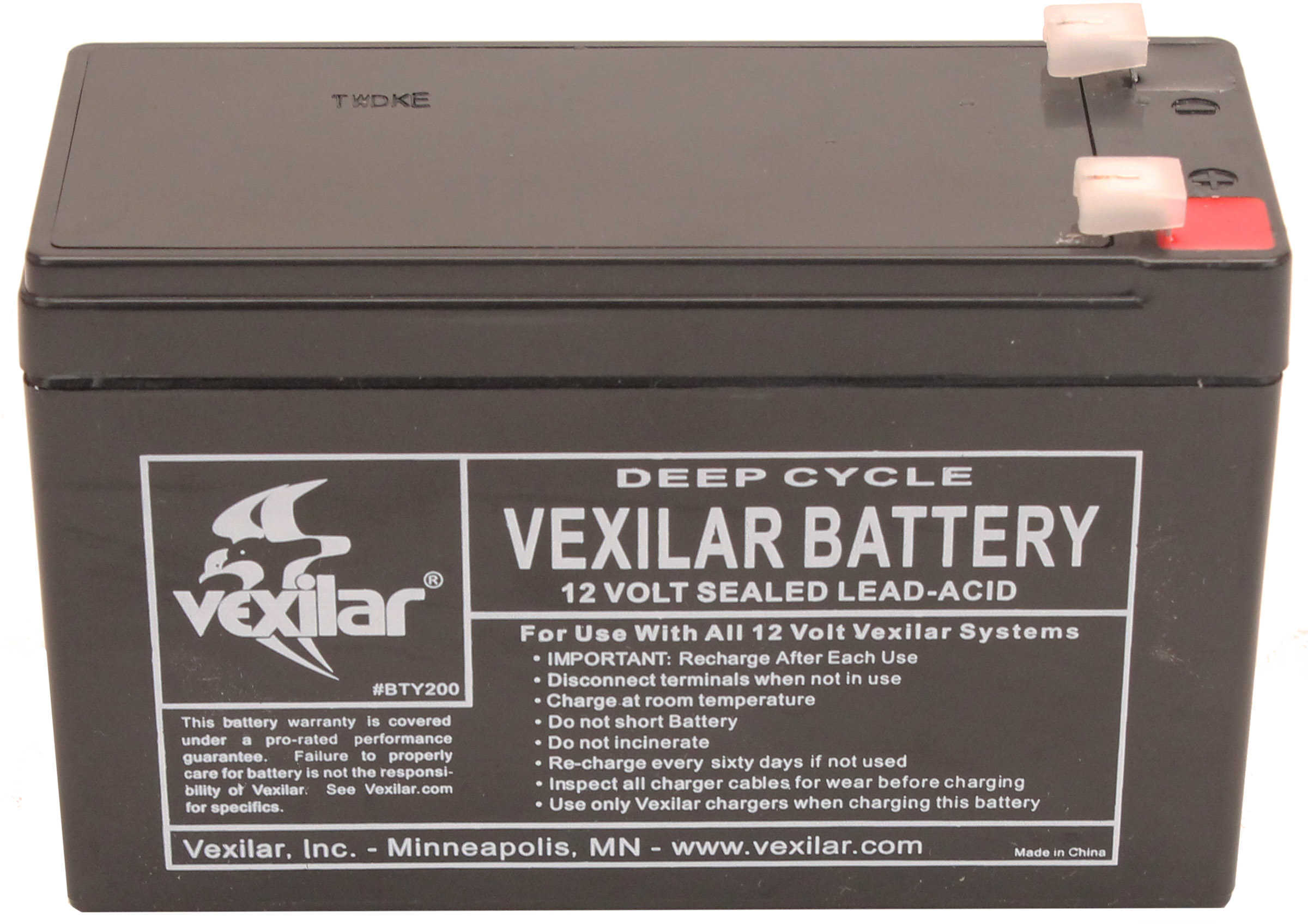 Vexilar 12V/9 AMP Lead-Acid Battery