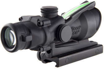 Trijicon 100224 ACOG 4x 32mm Obj 36.8 ft @ yds FOV Green Finish Dual Illuminated Horseshoe 223 Ballistic