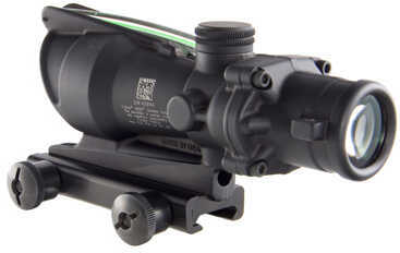 Trijicon 100224 ACOG 4x 32mm Obj 36.8 ft @ yds FOV Green Finish Dual Illuminated Horseshoe 223 Ballistic