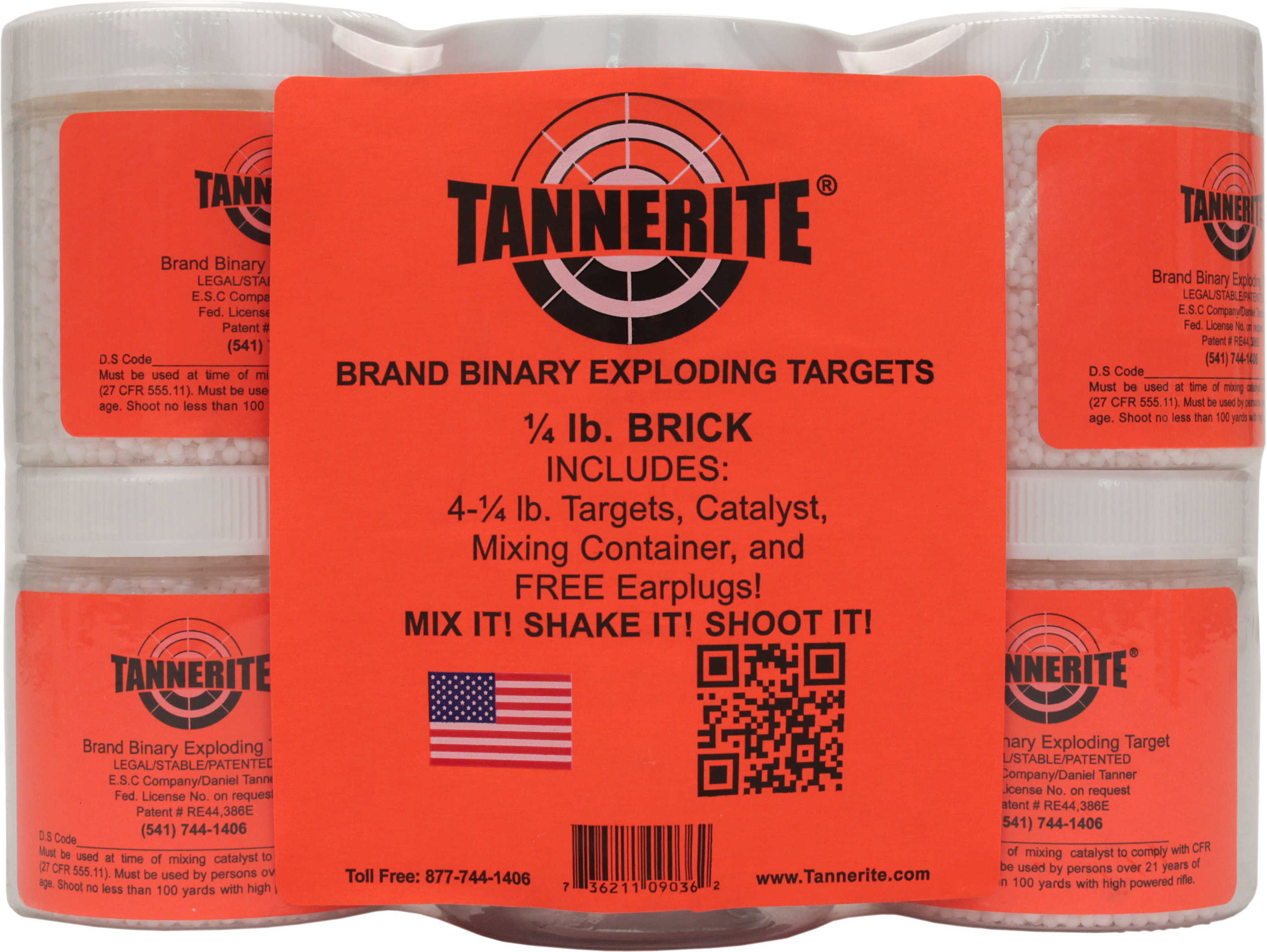 Tannerite Quarter Brick Target 1/4 Pound 4/Pack