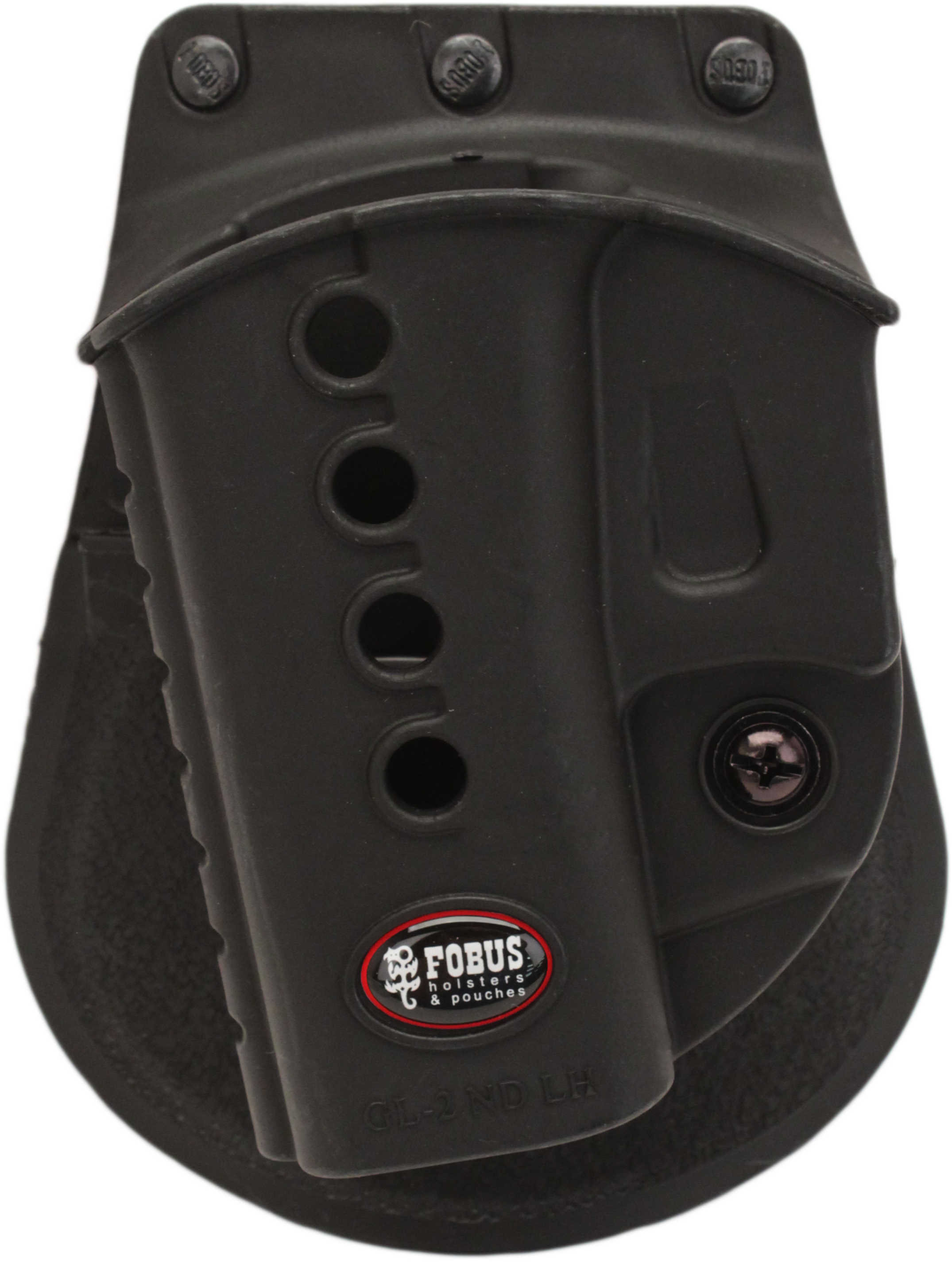 Fobus GL2E2LH Standard Evolution Paddle Left-Handed for Glock Black Plastic