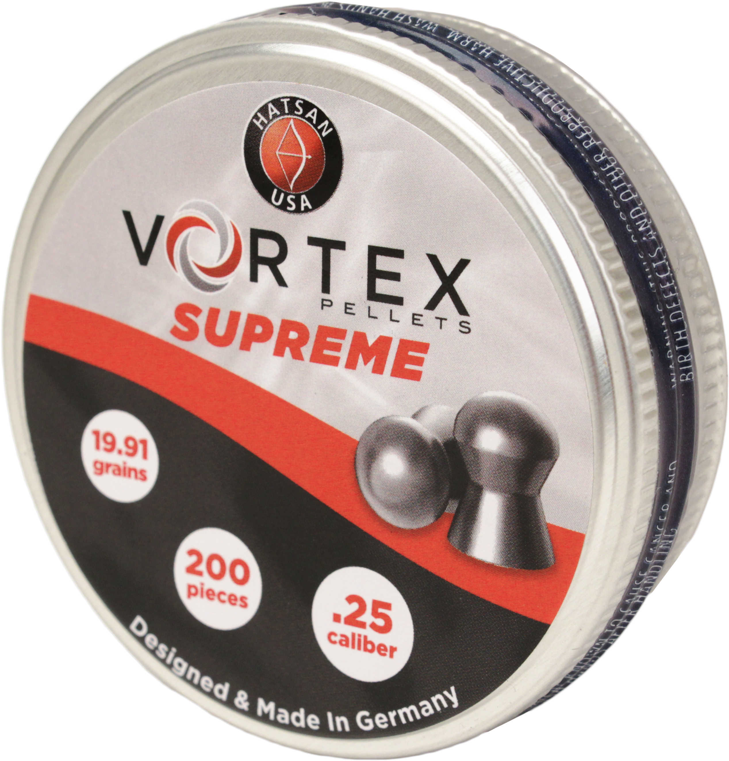 Hatsan Vortex Supreme Pellets .25 cal