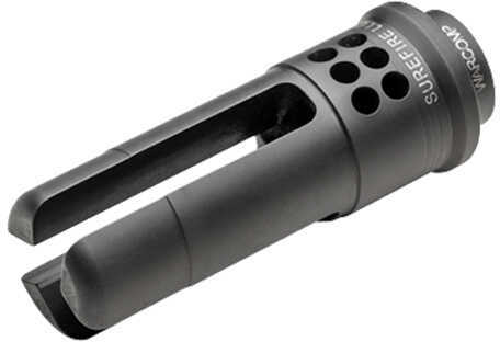 Surefire WARCOMP7625824 3-Prong Flash Hider Black DLC Stainless Steel With 5/8"-24 tpi Threads 2.70" OAL & Port