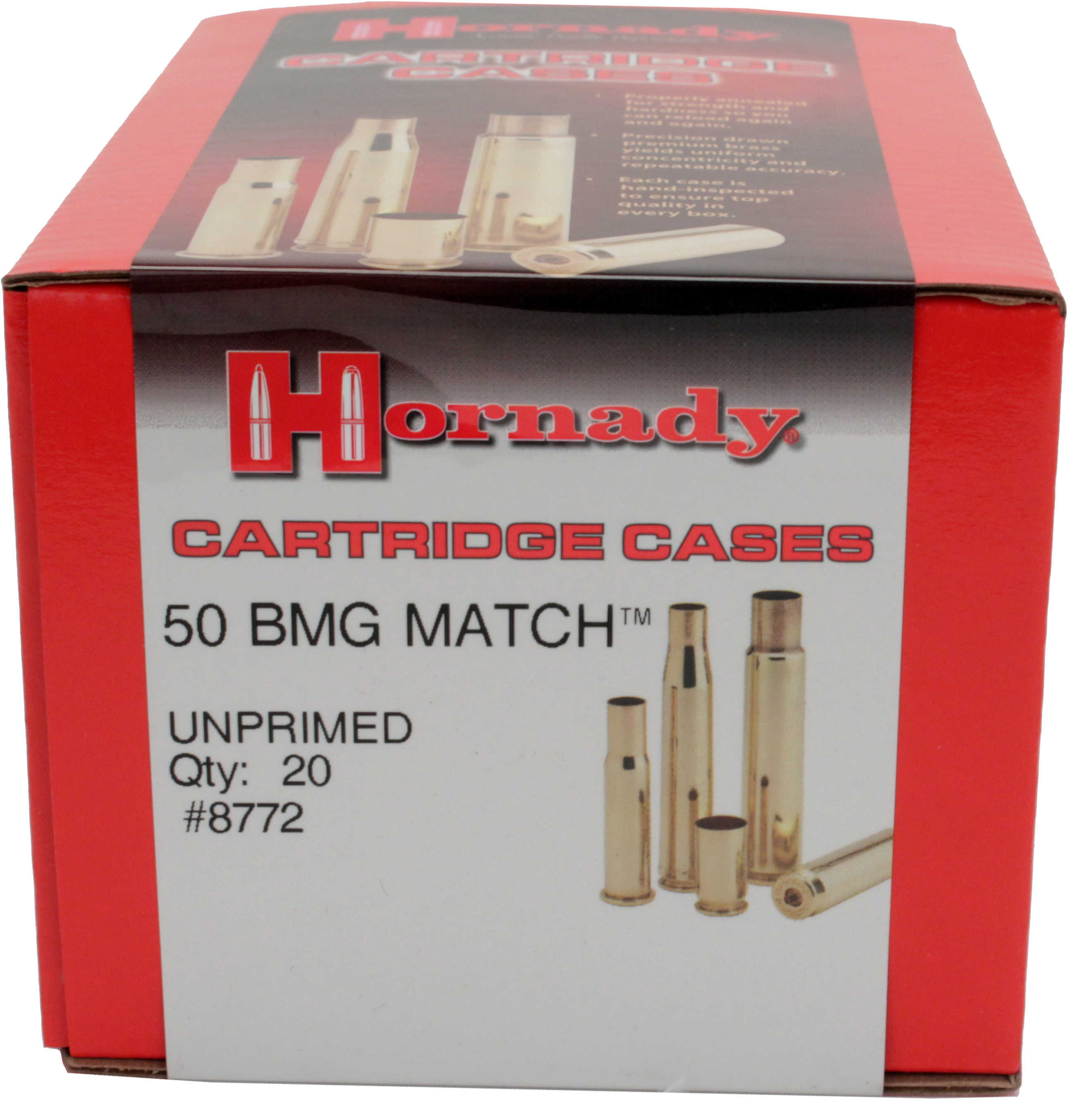 Hornady UNPRMD Cases 50BMg Mg 20Bx