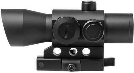 NCStar DMRK132A Mark III 1x 32mm 3 MOA Illuminated 4 Pattern Red/Green/Blue CR2032 Lithium Black Anodized