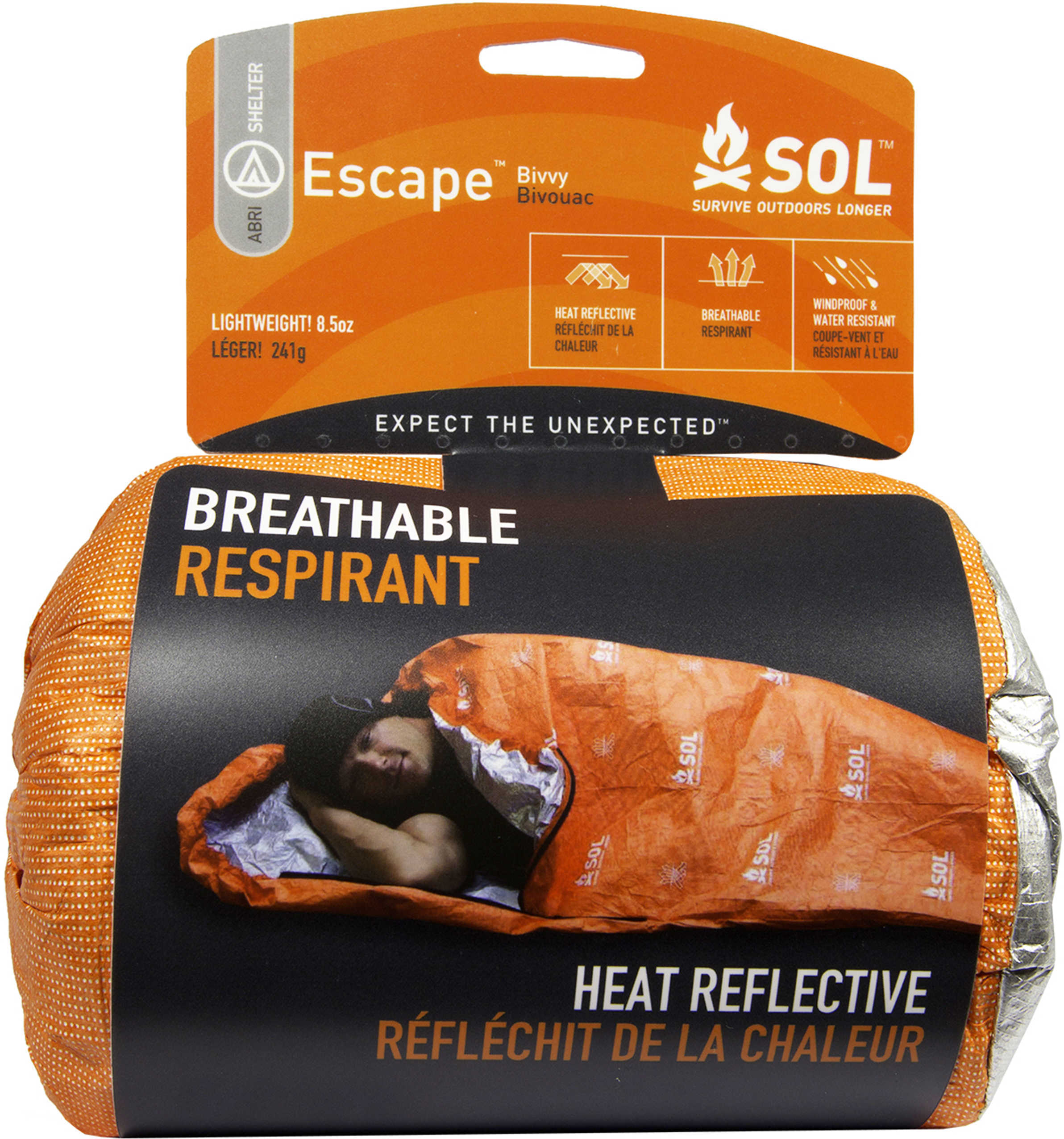 Adventure Medical Survive Outdoors Longer Escape Bivvy, Orange