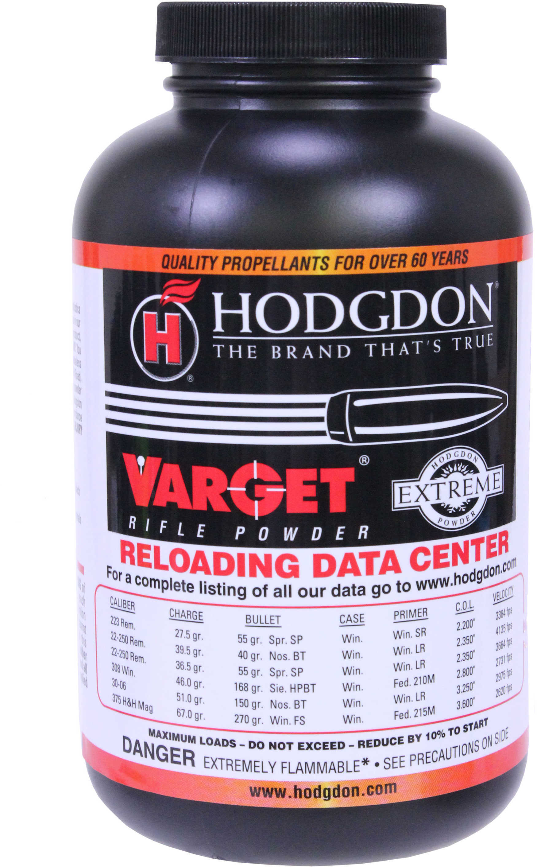 Hodgdon Powder Varget Smokeless 1 Lb