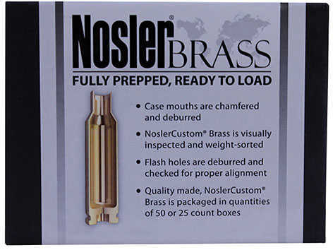 Nosler Unprimed Brass Rifle Cartridge Cases 50/ct .300 Win Mag