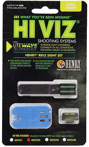 Hiviz HHVS450 LiteWave Henry Frontier Fiber Optic Green Black