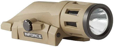 INFORCE WML-Weapon Mounted Light White/IR Multifunction Weaponlight Gen 2 Fits Picatinny Flat Dark Earth Finish 400 Lume