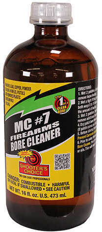 Shooter's Choice MC #7 Solvent Liquid 16oz Bore Cleaner/Conditioner Glass Container SHF-MC716