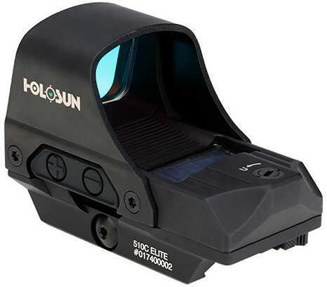 Holosun HE510CGR Elite 1x 65 MOA Ring/2 Dot Green Black CR2032 Lithium