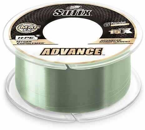 Sufix Advance&reg; Monofilament - 20lb - Low-Vis Green - 330 yds