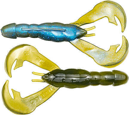 KING RAGE TAIL CRAW 4in 7bg MOON JUICE Model: RGCRW-850