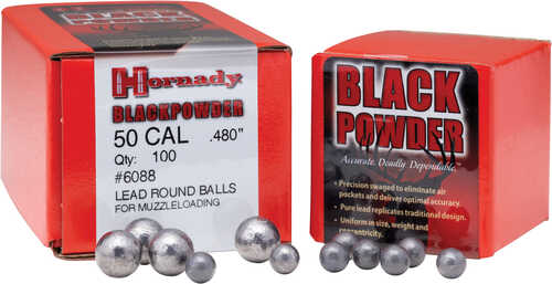 Hornady 6040 Lead Balls 45 Cal .440 100 Per Box