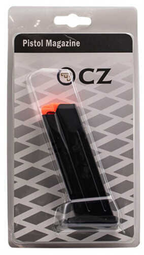 CZ USA P-10 Compact 15 Round Magazine 9mm Luger Reversible Release Compatible Matte Black Finish