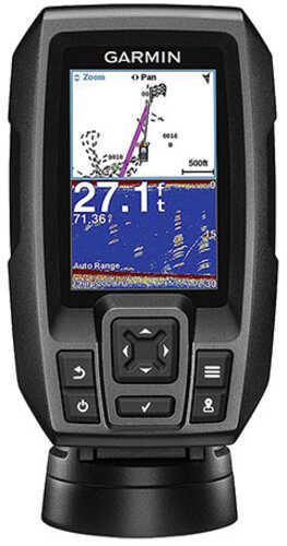 Garmin STRIKER&trade; 4 Fishfinder Worldwide Version w/77/200kHz - 4-Pin Transducer w/Transom & Trolling Motor Mounts