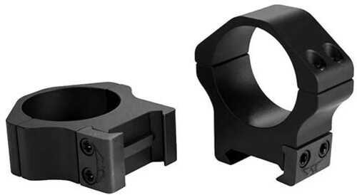 Warne 502M Maxima Horizontal Ring Set 1" Diam High Steel Black Matte