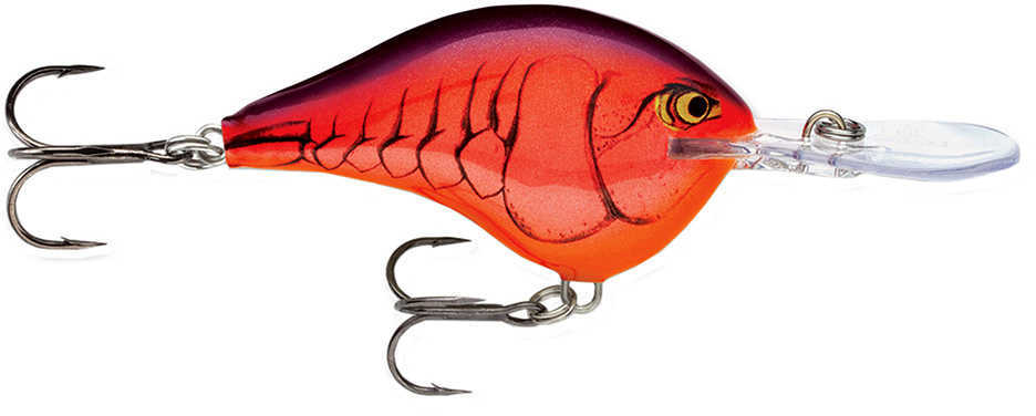 Rapala Dt Crankbait 2-1/8In 3/8Oz (6Ft) Demon Model: DT06DMN