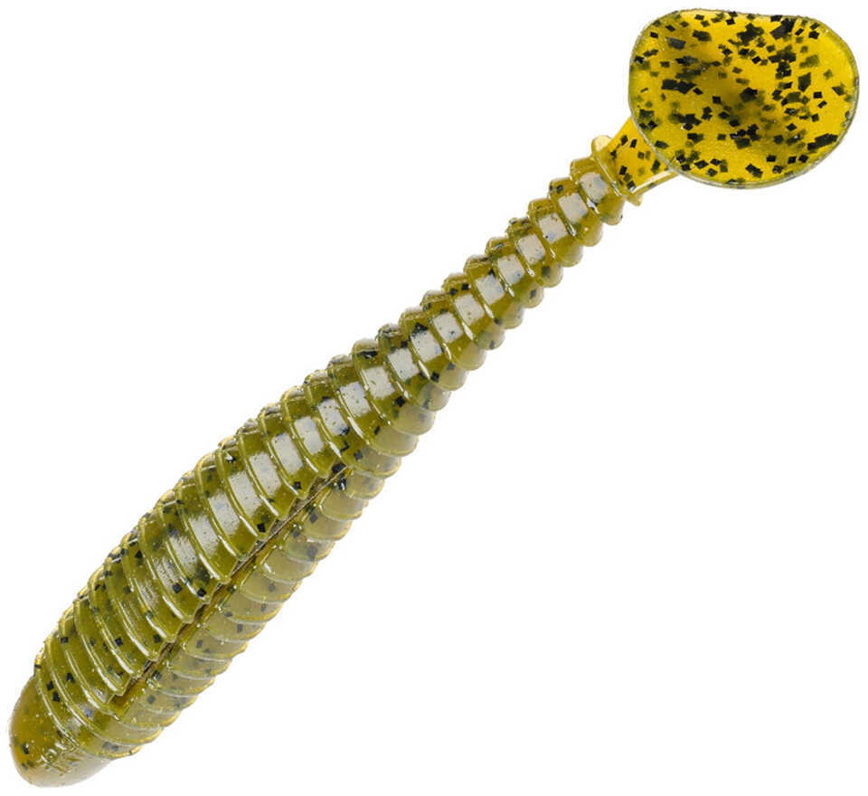 Strike King Rage Tail Swimmer 3In 7Pk Green Pumpkin Model: RGSW334-46