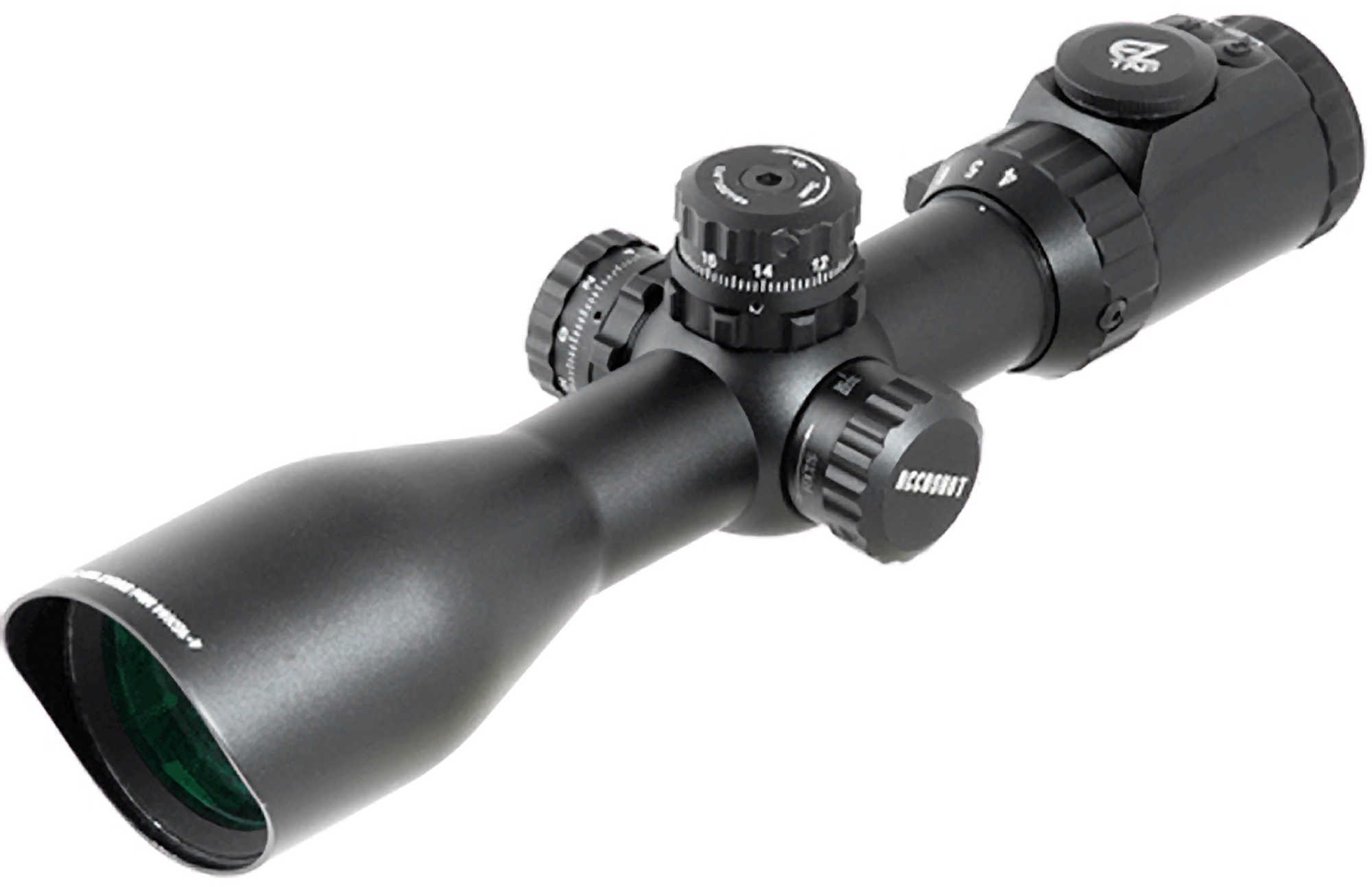 Leapers Inc. - UTG AccuShot Compact Rifle Scope 4-16X 44 30MM 36-Color Mil-Dot Reticle Black Finish SCP3-UM416AOIEW