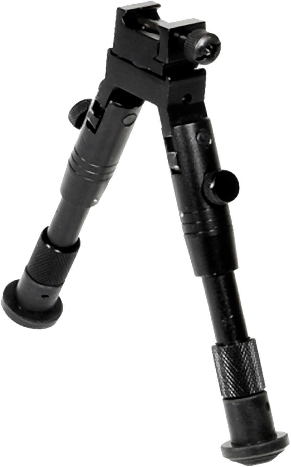 Leapers Inc. - UTG Shooter's SWAT Bipod Fits Picatinny Rail or Swivel Stud 6.2" - 6.7" Tactical Low Profile with Adjusta